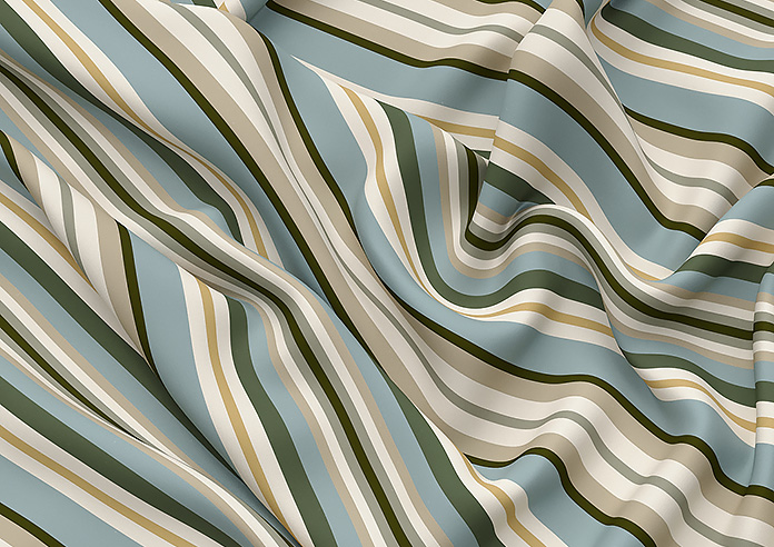 The British Stripe Co. Elizabeth, Chilterns No.1 - Roman Blind - Image 4